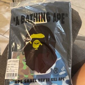 A Bathing Ape Black Short Sleeve Tee